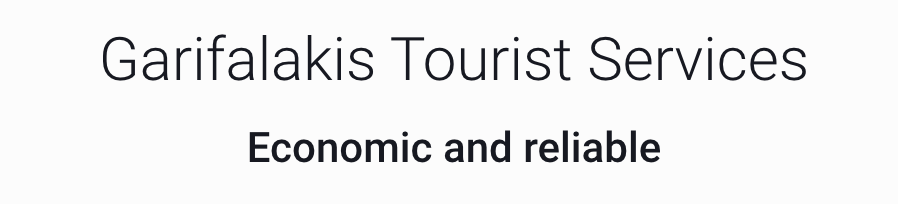 Garifalakistouristservices