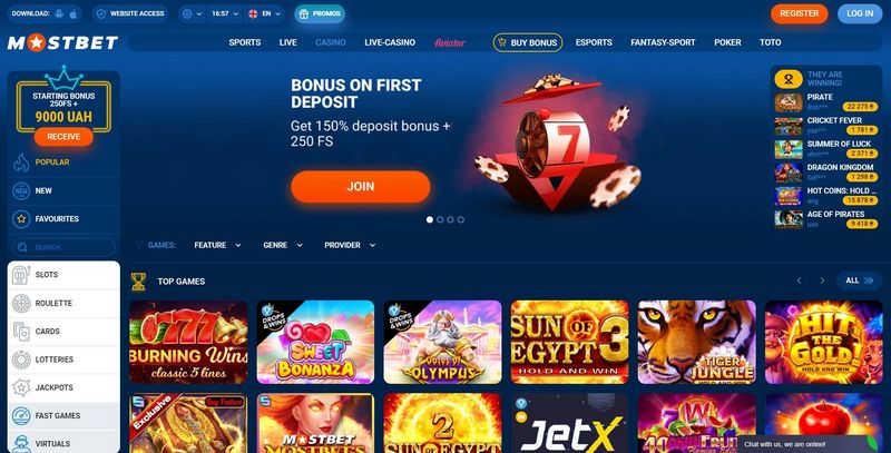 Site de casino Mostbet : Un examen complet pour les passionnés de jeux d'argent en ligne